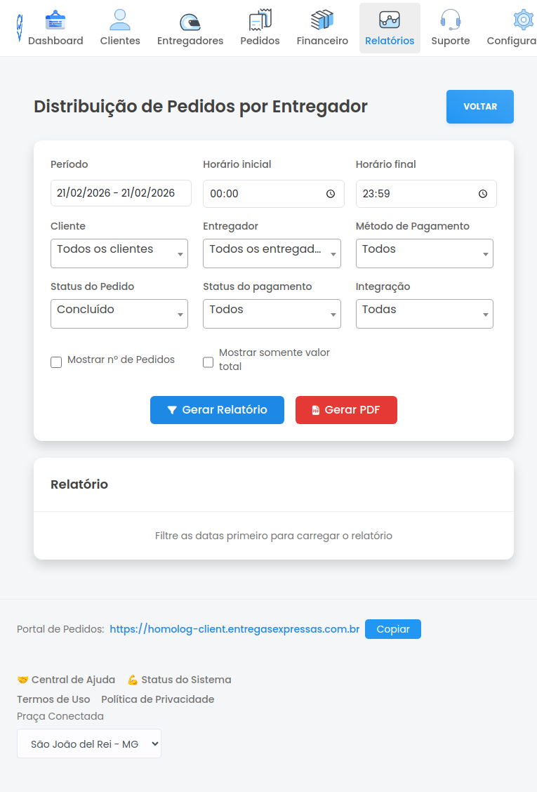 Relatório de Desafios Concluídos